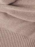Turtleneck Dropped Shoulder Sweater