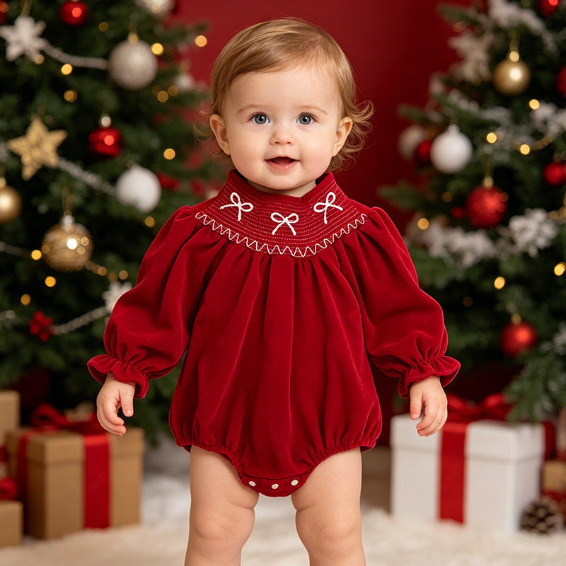 Baby Girl Spring And Autumn Romper