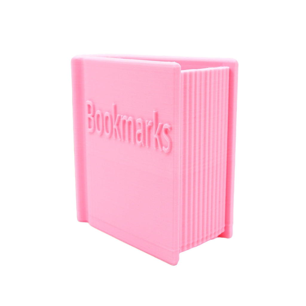 3D Printed Book-Shaped Bookmark Holder, Desktop Bookmark Organizer With Large Capacity, Decorative Book Style Storage Stand For Desk, Office, Reading Room & Bookshelf