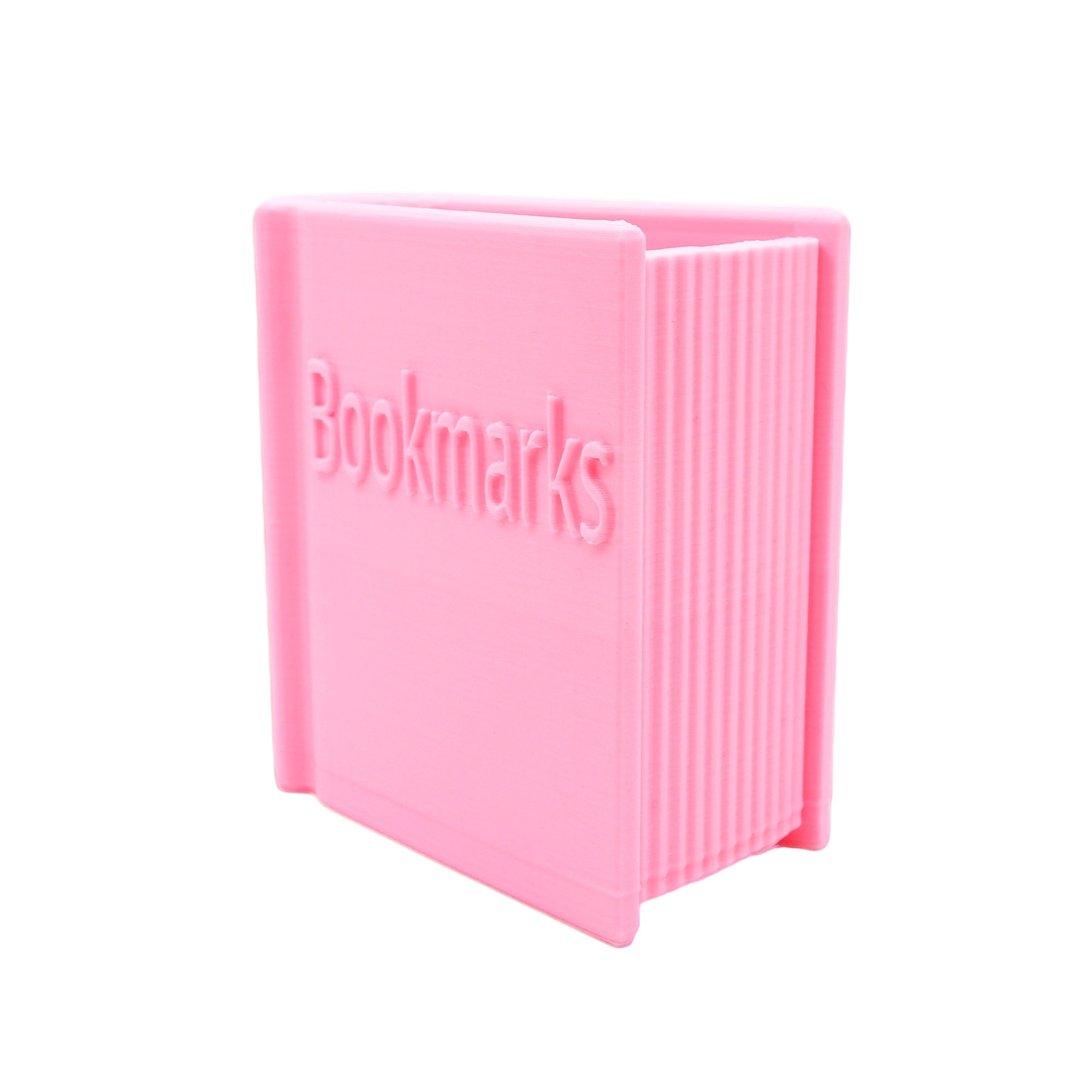 3D Printed Book-Shaped Bookmark Holder, Desktop Bookmark Organizer With Large Capacity, Decorative Book Style Storage Stand For Desk, Office, Reading Room & Bookshelf