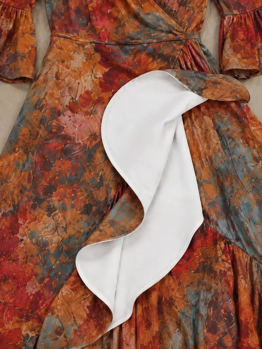 High-Low Ruffled Maxi Dress