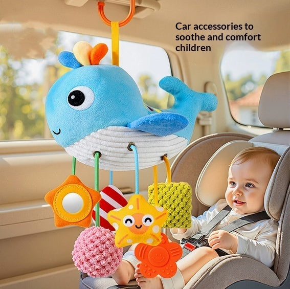 Bed Rattle Hanging Bedside Wind Chime Stroller Pendant Crib Bell Car-mounted Toy