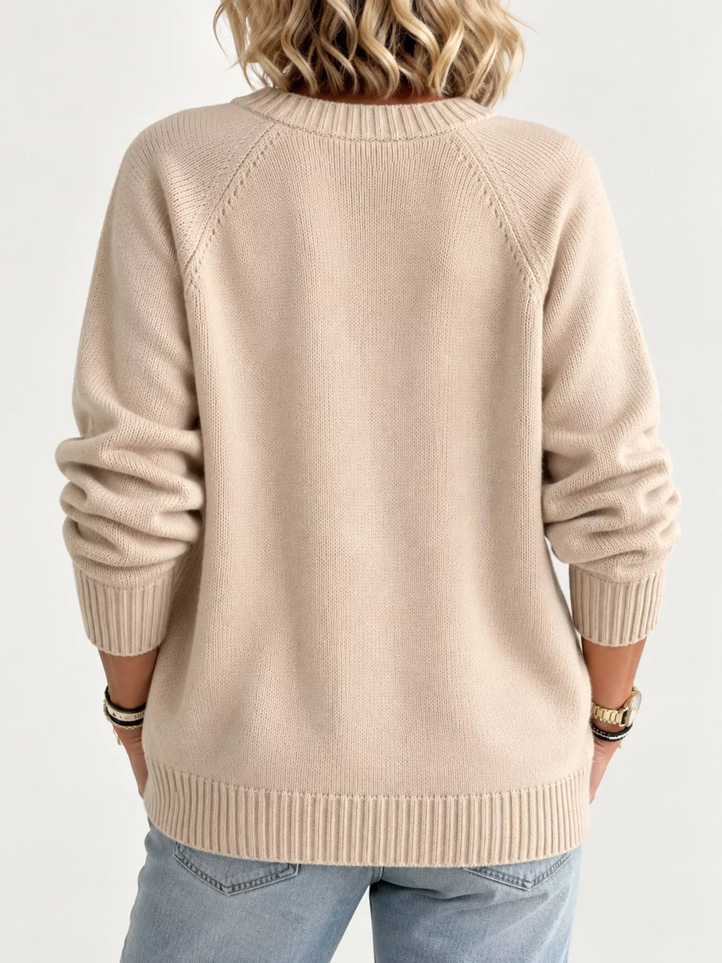 Full Size Button-Down Knit Cardigan Plus Size