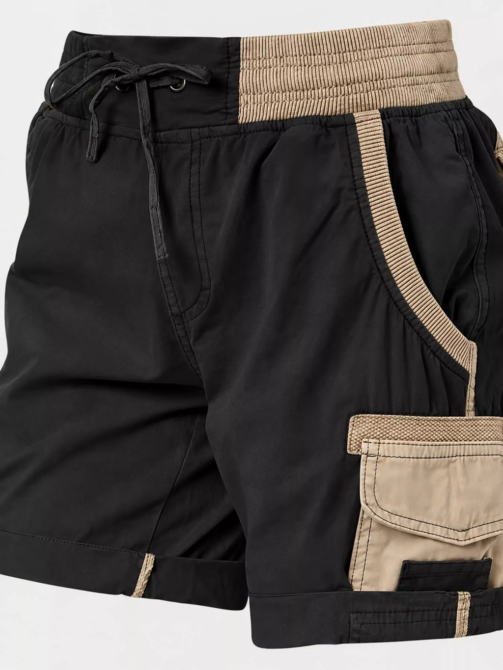 Full Size Drawstring Cargo Shorts Plus Size