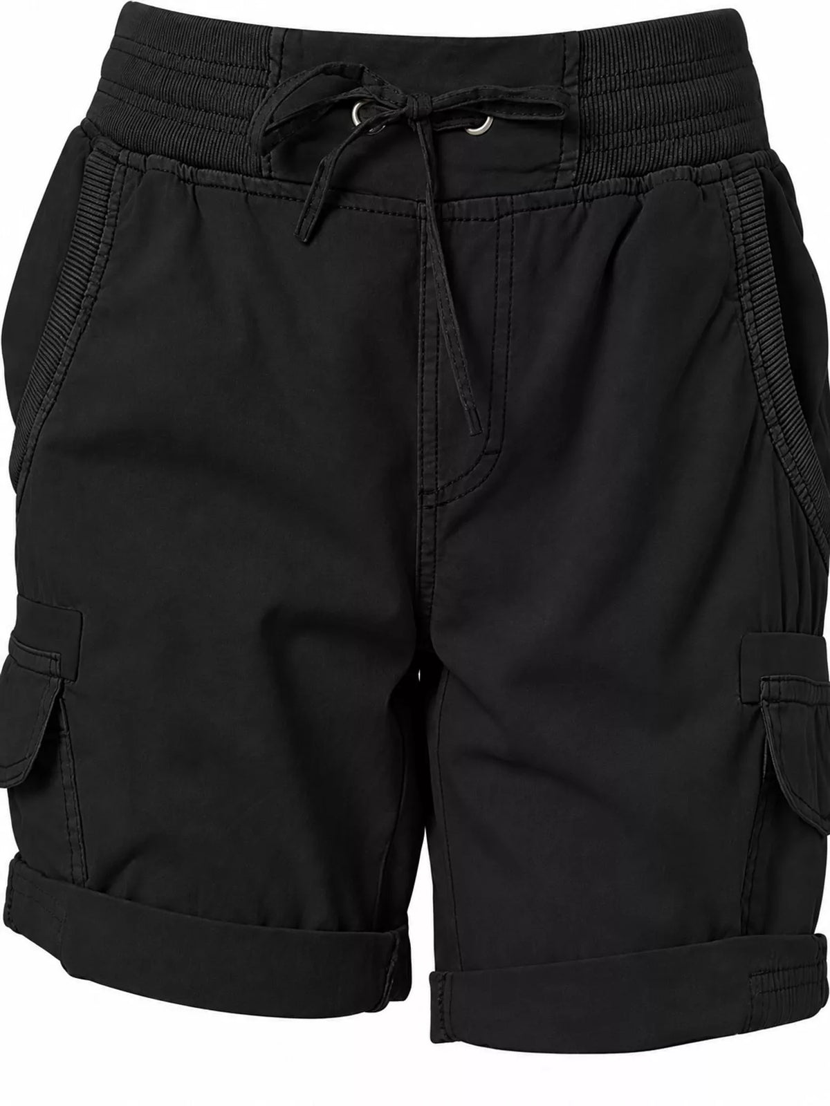 Full Size Drawstring Cargo Shorts Plus Size
