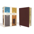 Niv, Kjv, Nasb, Amplified, Parallel Bible, Bonded Leather, Burgundy: Four Bible Versions Together for Study and Comparison - Bonded Leather