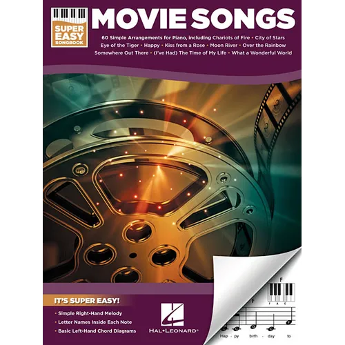 Movie Songs - Super Easy Songbook - Paperback