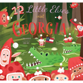 12 Little Elves Visit Georgia: A Christmas Counting Picture Book - Hardcover