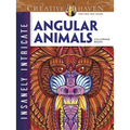 Creative Haven Insanely Intricate Angular Animals Coloring Book - Paperback