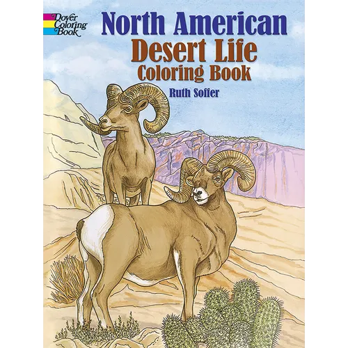 North American Desert Life Coloring Book - Paperback