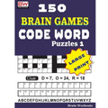 150 Brain Games - CODE WORD Puzzles 1 - Paperback