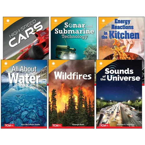 Smithsonian Steam Physical Science Informational Text for Middle School 6-Book Set - Paperback