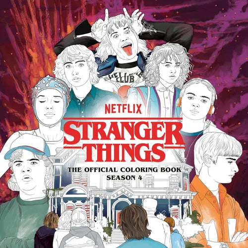 Stranger Things: The Official Coloring Book, Season 4 - Paperback