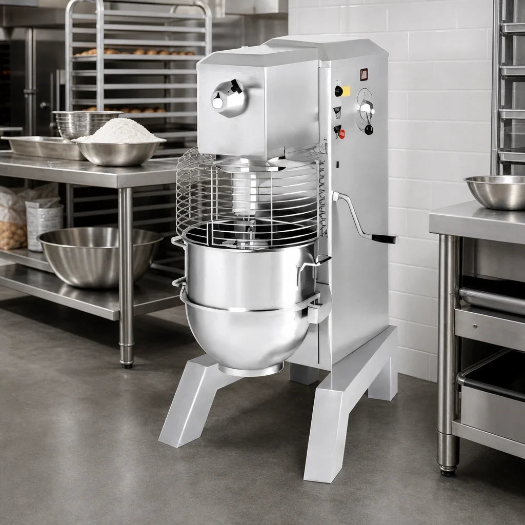 Univex SRM60+ 60-Quart Floor Planetary Mixer, 3 HP, Variable Speed, #12 PTO Hub