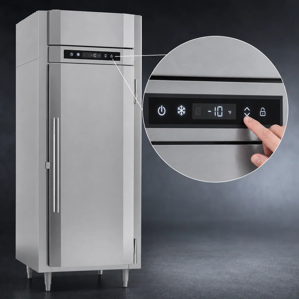 Victory Refrigeration UltraSpec™ FS-1D-S1-EW-HC Reach-In Freezer, 24.08 Cu. Ft., Extra-Wide Solid Door, Stainless Steel