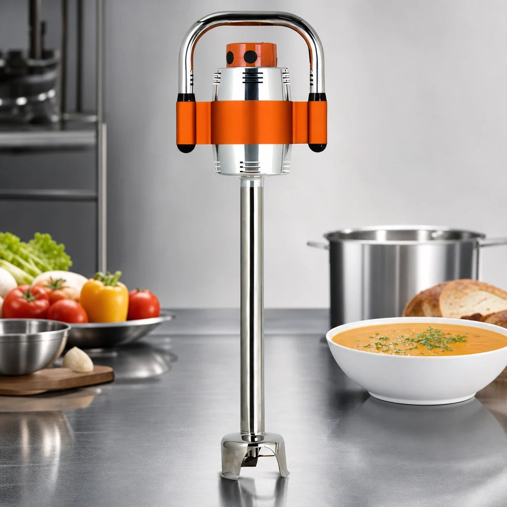 Dynamic SMX MX044.1ES Single-Speed 40-Gallon Immersion Blender with 18-Inch Stainless Steel Shaft and Detachable Bell