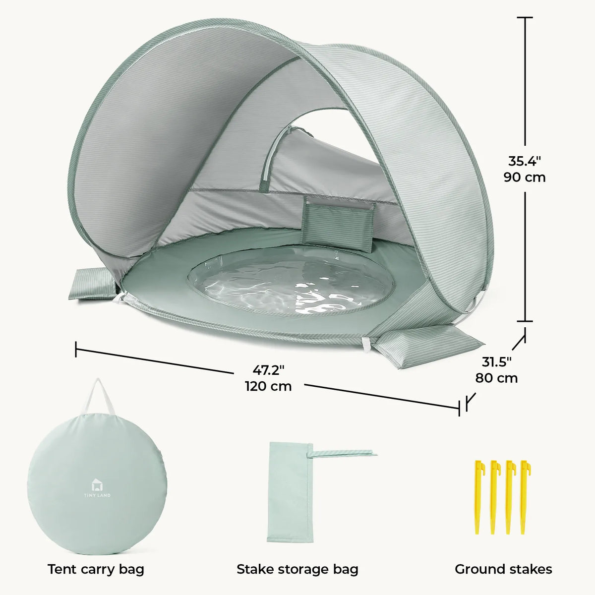 Tiny Land® 3-in-1 Baby Beach Tent