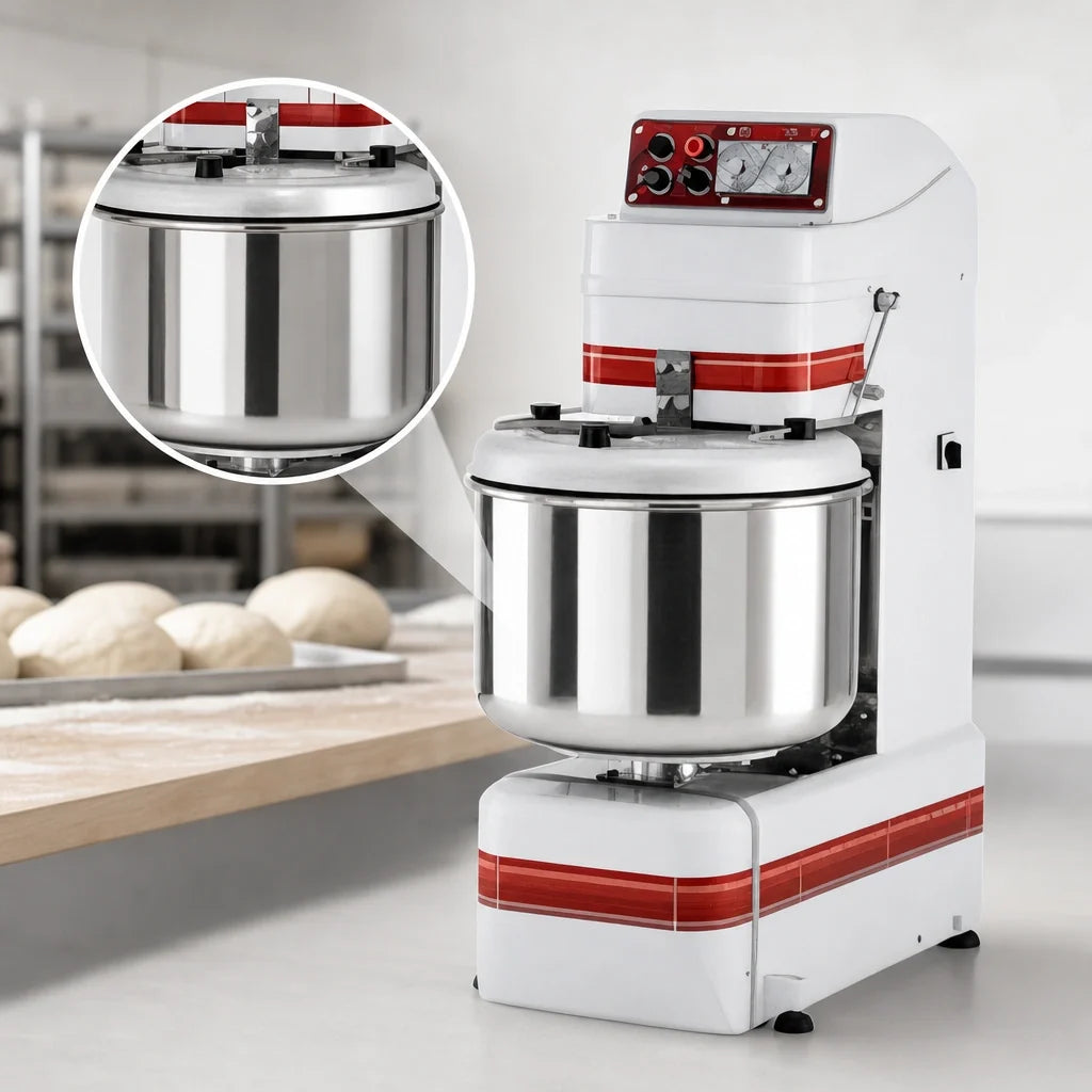 Univex SL50 SPIRAL MIXER 70 Qt. Fixed-Bowl Spiral Dough Mixer, 110 lb. Capacity, 2-Speed with Reverse and Digital Timers