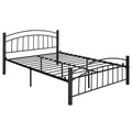 Modern Platform Bed with Headboard and Footboard