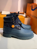 LV Suede Leather Boots