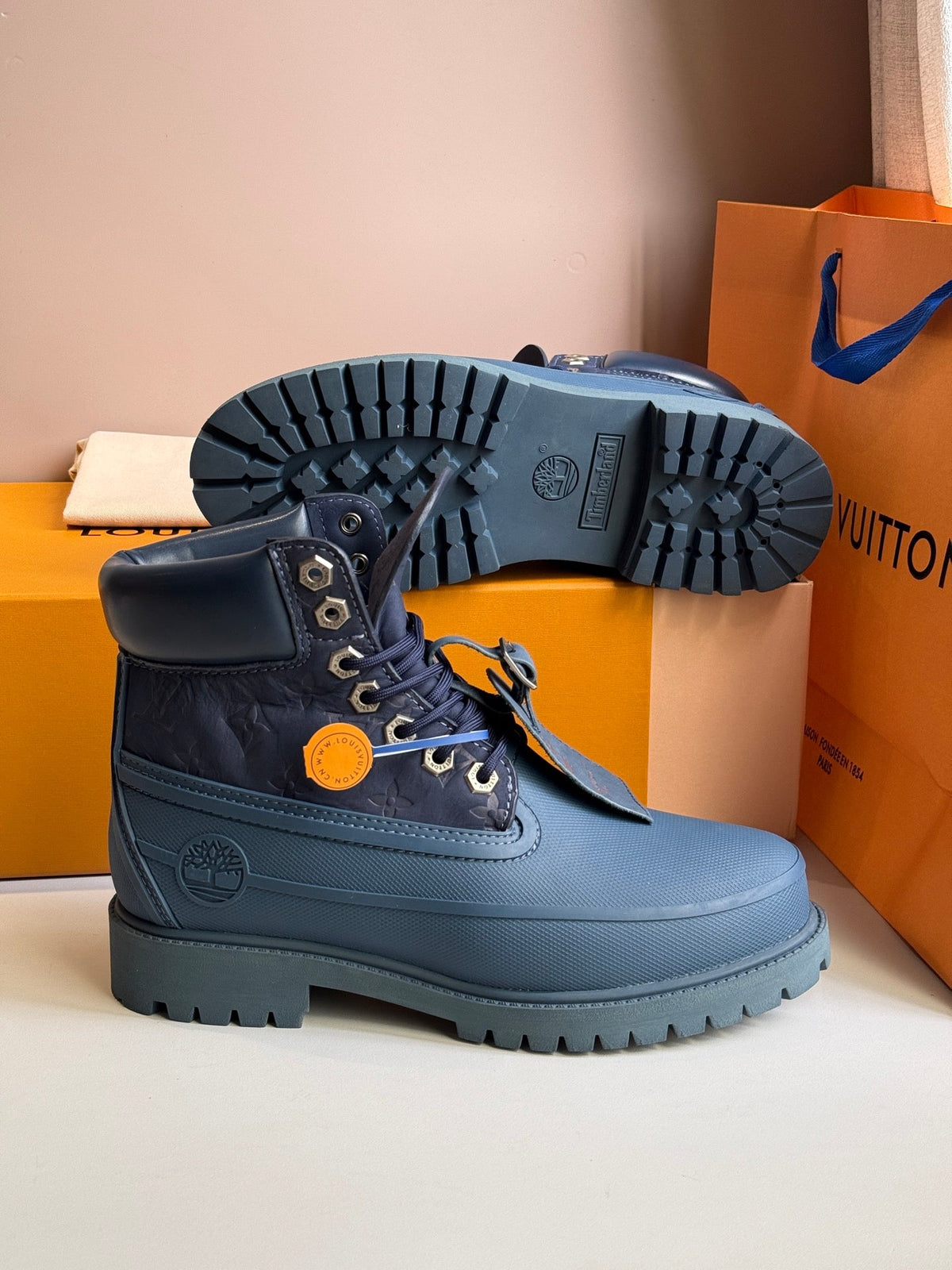 LV Suede Leather Boots