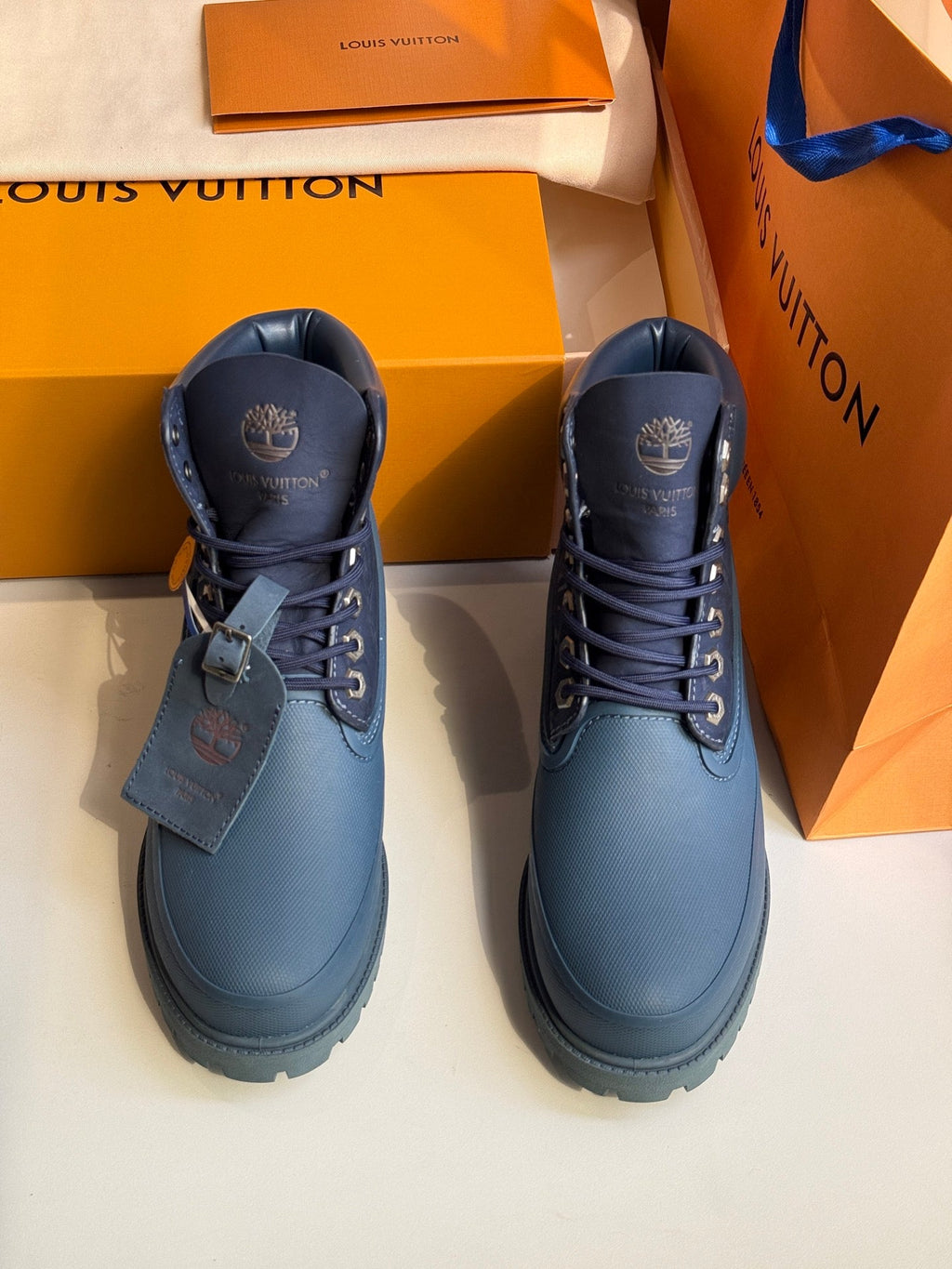 LV Suede Leather Boots