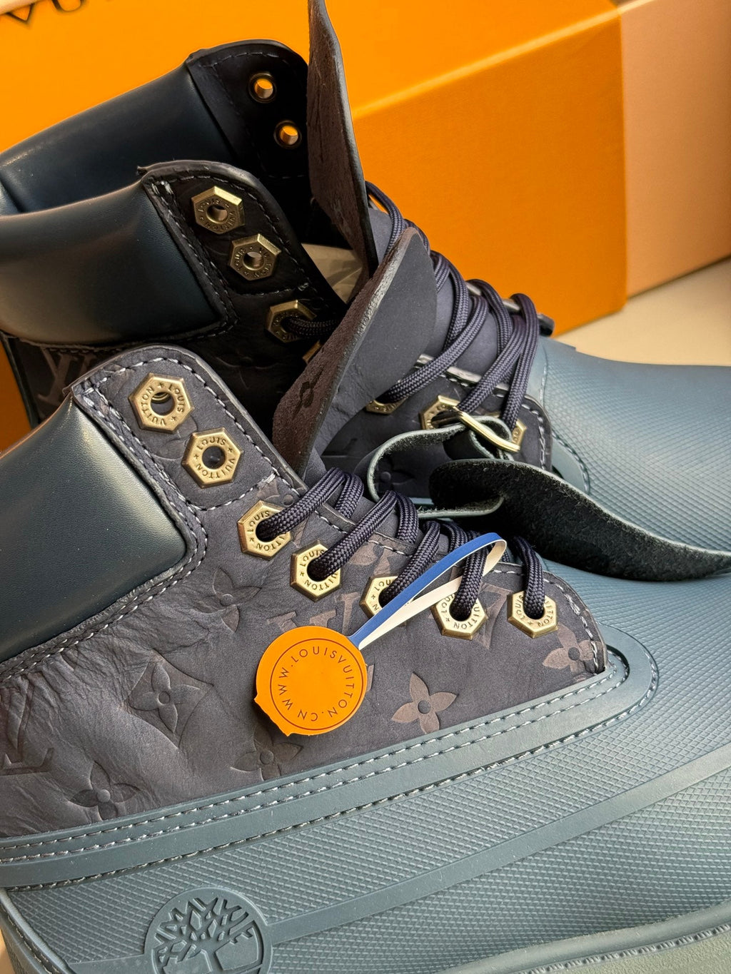 LV Suede Leather Boots