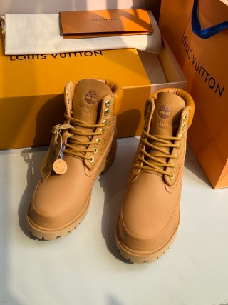 LV Suede Leather Boots