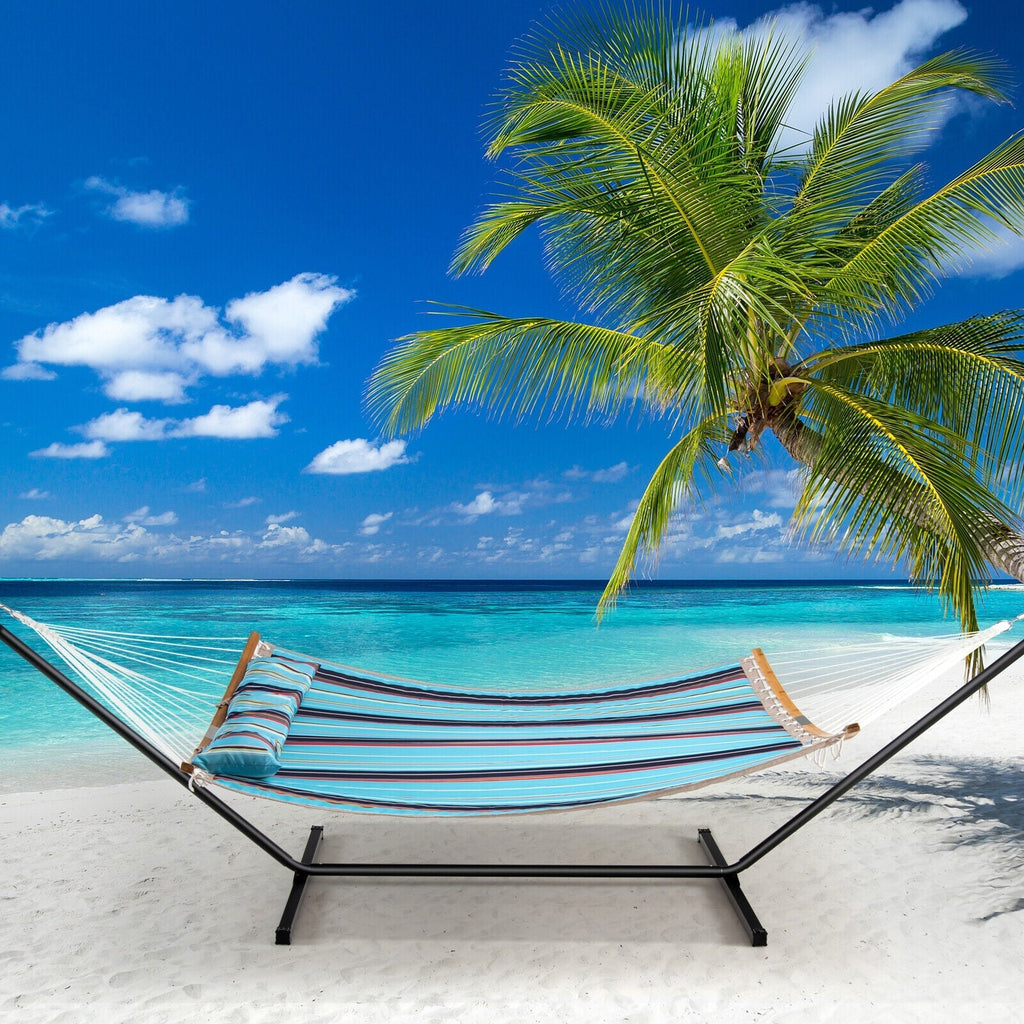 Outdoor Hammock with Detachable Pillow