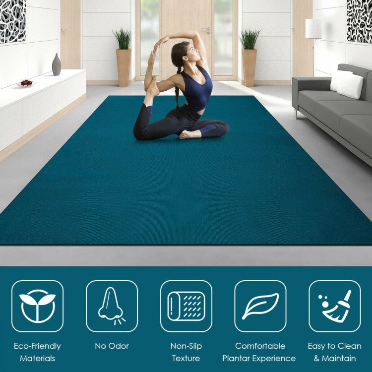 Large Yoga Mat 6' x 4' x 8 mm Thick Workout Mats
