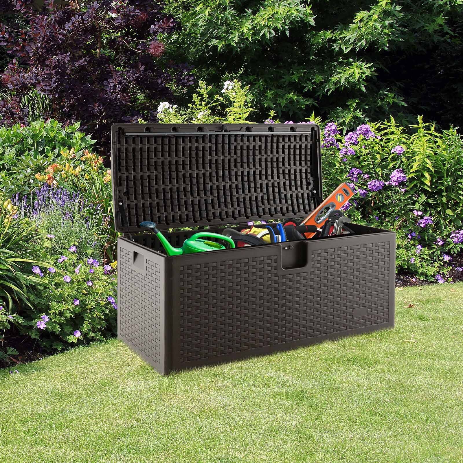 31/73/100 Gallon All Weather Storage Container with Lockable Lid