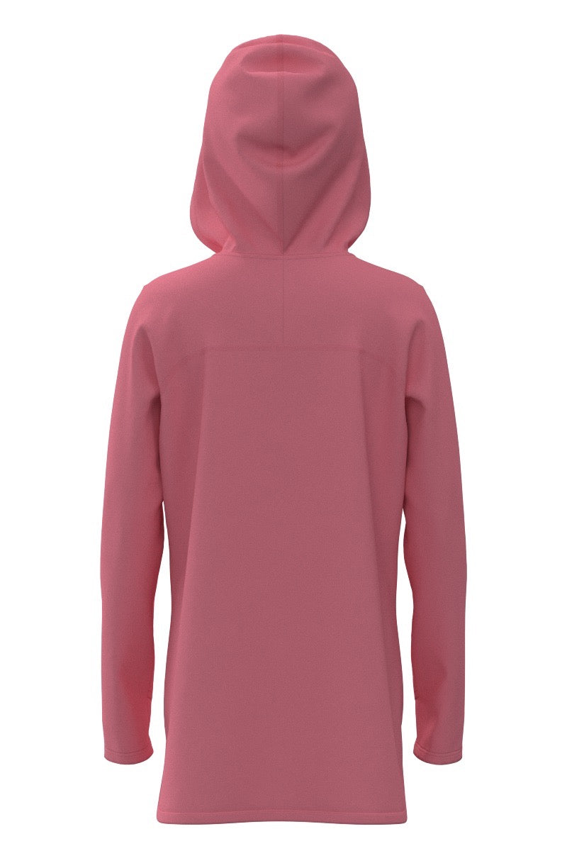 Girl's Seacoast Swim Cover-Up Dress | Flamingo Pink