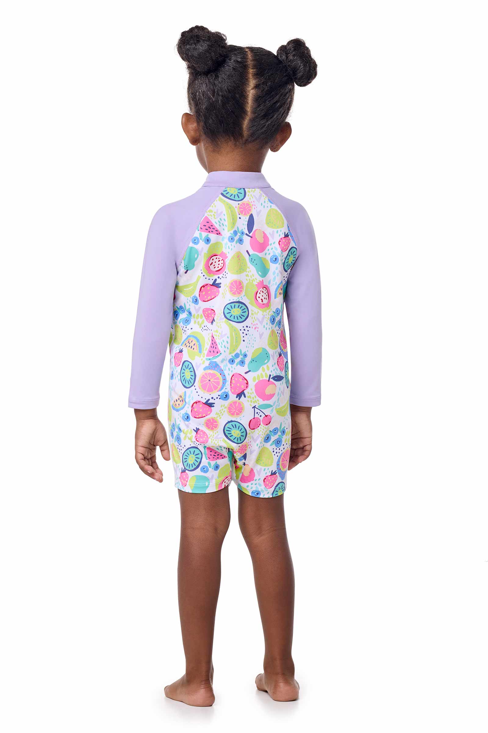 Baby Kohala Neck-To-Knee Swimsuit | Lavendula Colorblock