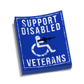 Support Disabled Veterans - Hard Hat Decal