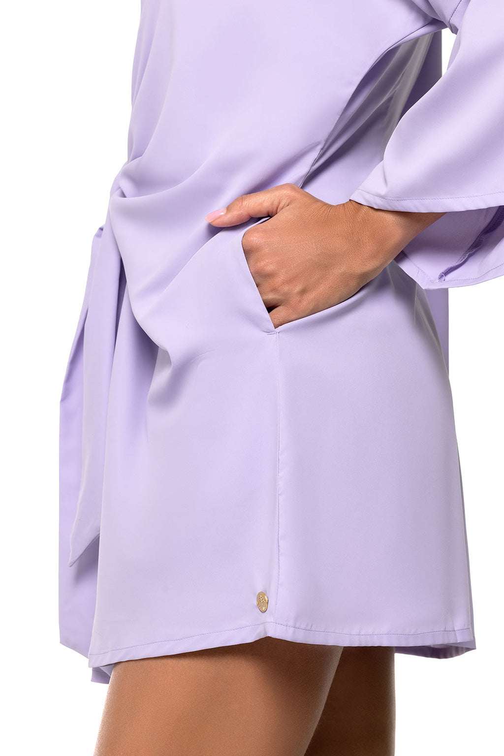 Women's Ocean Drive Cover-Up with Front Tie | Lavendula