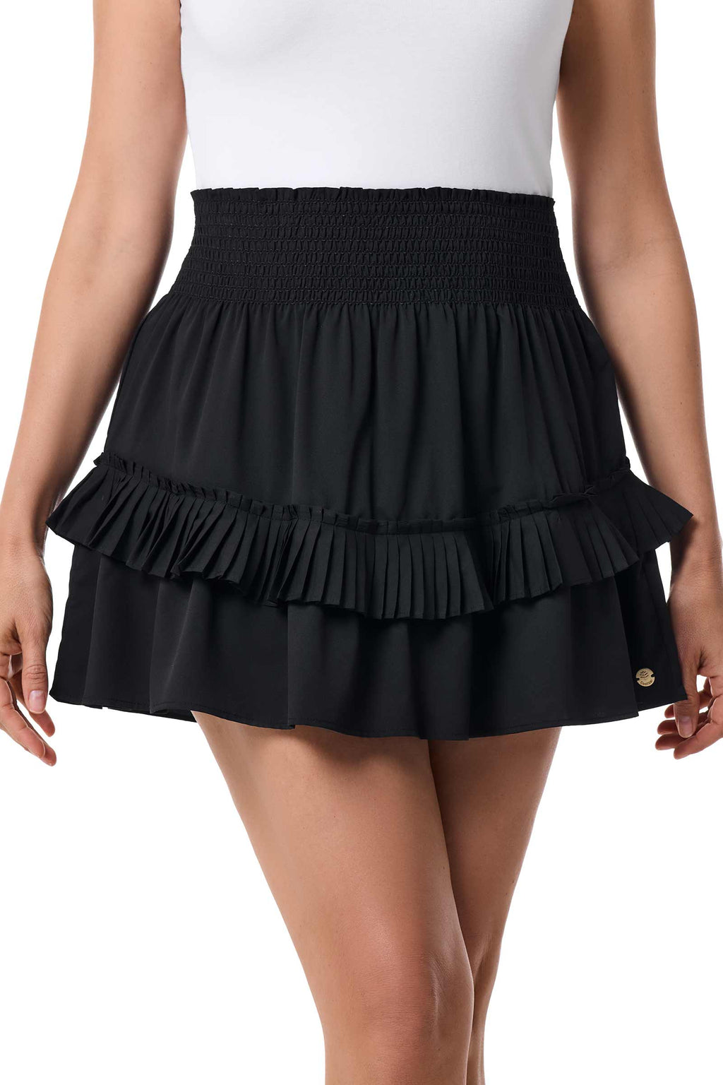 Women's Charlotte Bay Ruffle Skirt | Black