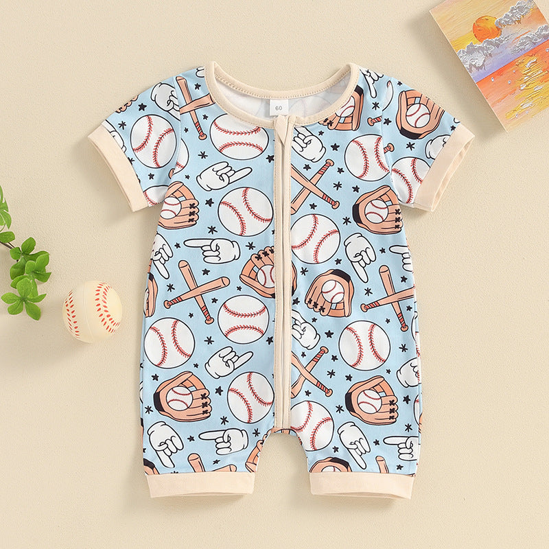Baby Summer Short-sleeve Onesie Thin-style Newborn Clothing