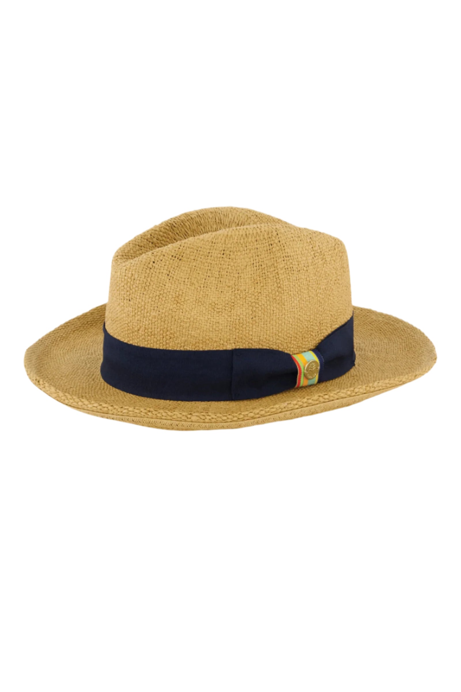 Men's Surf Club - Hand Woven Fedora Rugby Stripe Band | Toast