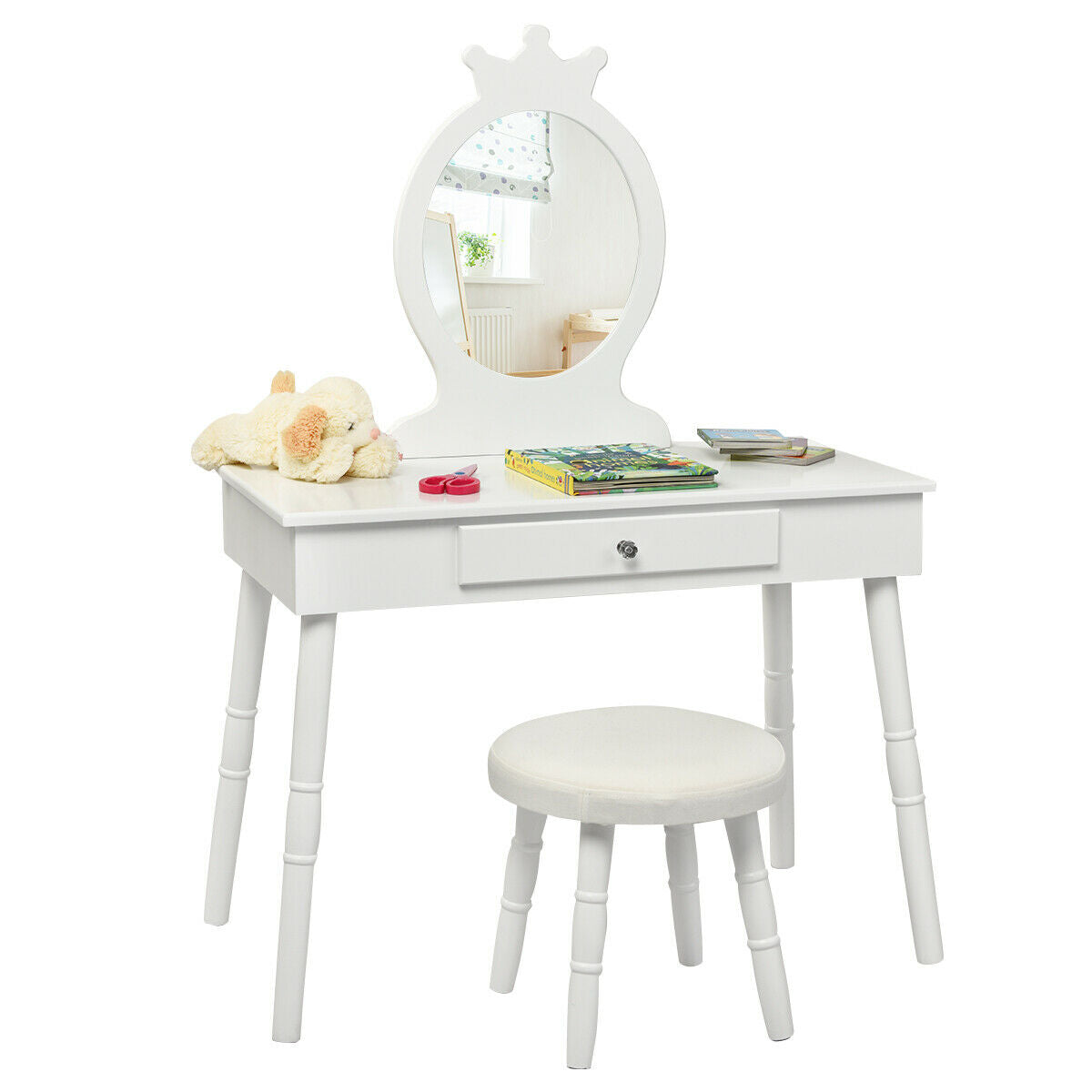 Kids Vanity Makeup Table