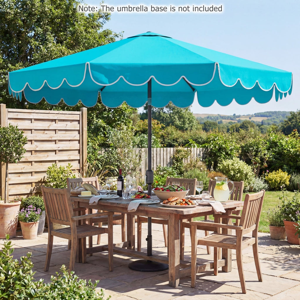 10 FT Patio Umbrella with Push Button Tilt and Crank
