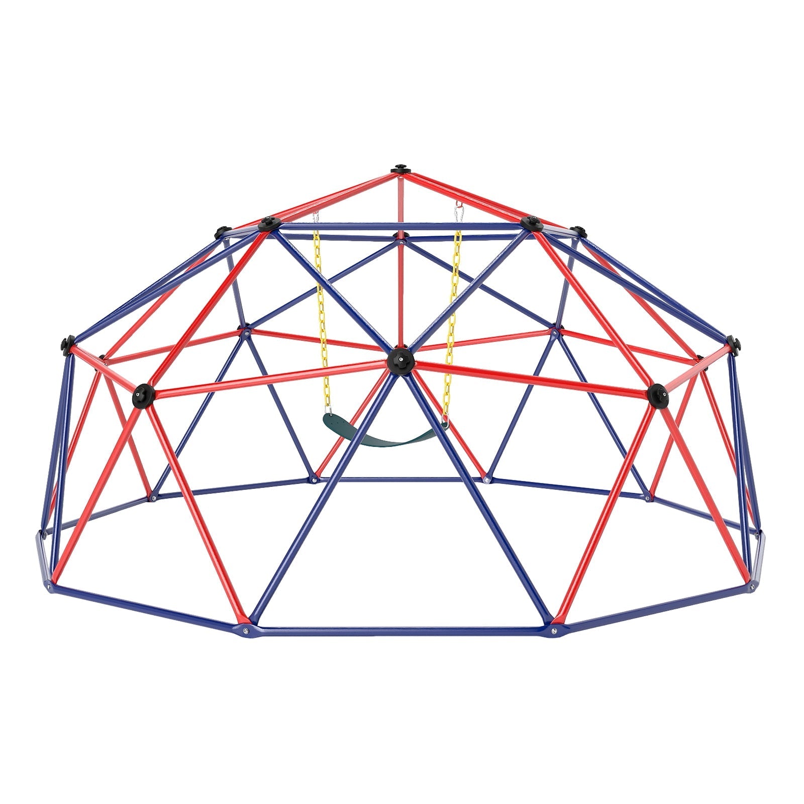 10 Feet Dome Climber with Swing and 800 Lbs Load Capacity