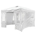 10x10 Pop Up Canopy Tent with Sidewalls & Adjustable Height