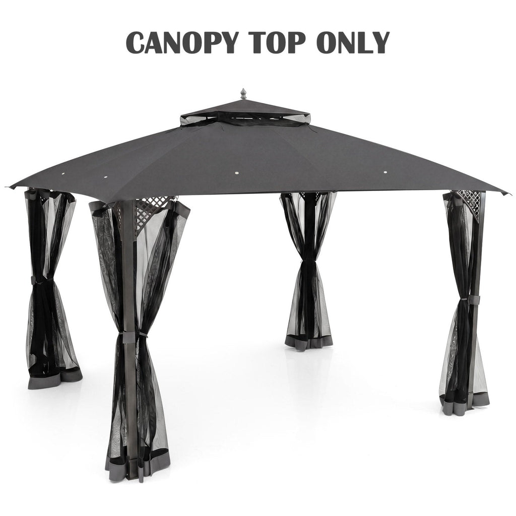 10' x 12' Gazebo Replacement Canopy Top with Air Vent