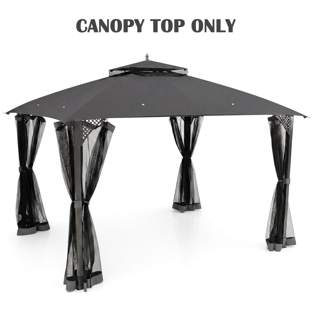 10' x 12' Gazebo Replacement Canopy Top with Air Vent