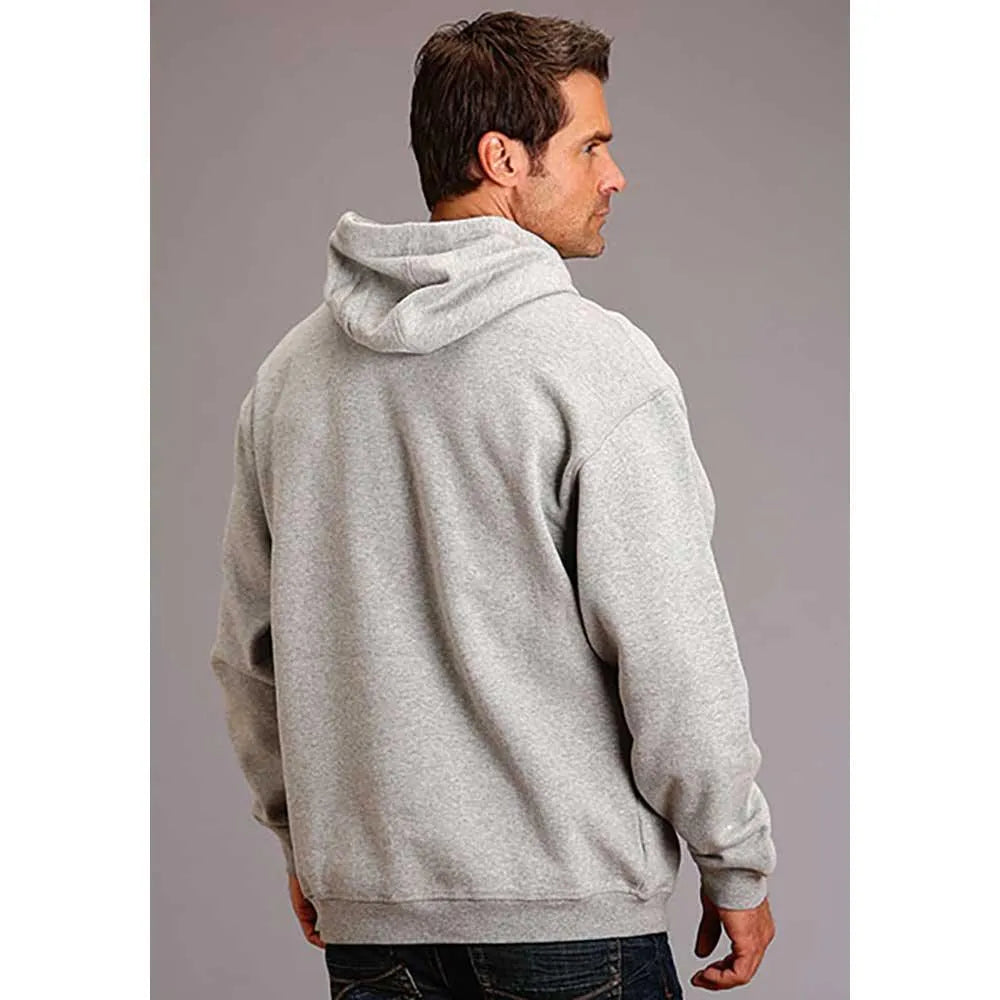 Stetson Logo (Heather Grey) - Men's Hoodie Sweatshirt