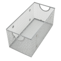 Mesh Open DVD, CD, Book Storage Basket 11 x 5.5 x 5