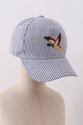 Mallard Embroidered Seersucker Cap