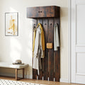 Entryway Wall Coat Rack Wall Mounted Coat Clothes Rack