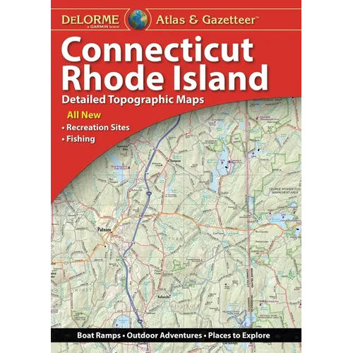 Delorme Atlas & Gazetteer Connecticut/Rhode Island 6e