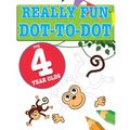 Really Fun Dot To Dot For 4 Year Olds: Fun, educational dot-to-dot puzzles for four year old children - Paperback